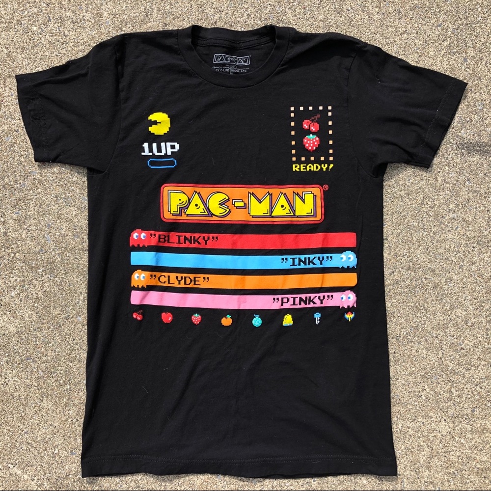 Pacman Inky Blinky Clyde Shirt